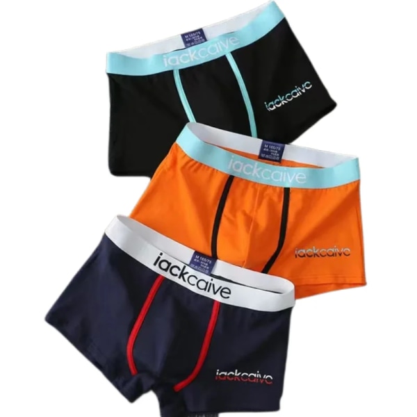 3st Lot Herr Trosor Boxer Bomull Herr Underkläder Andas Herr Kalsonger Sport Komfort Herr Boxershorts L-3XL 3pcsCheng XL 60-70KG