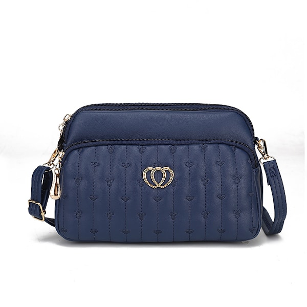 Bag Wholesale New Large Capacity Women's Shoulder Bag Versatile Middle-Aged Mother Bag Retro Phone Crossbody Tb Women's Bag Dark Blue