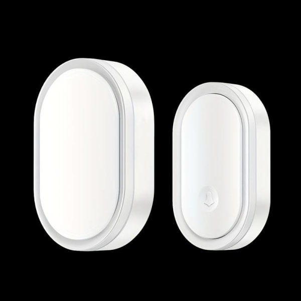 1 Set Wireless Doorbell Battery Operated, Flashing Wireless Doorbells For Home, 304.8meter Doorbell Chime With 1 Doorbell Button & 1 Portable Doorbell