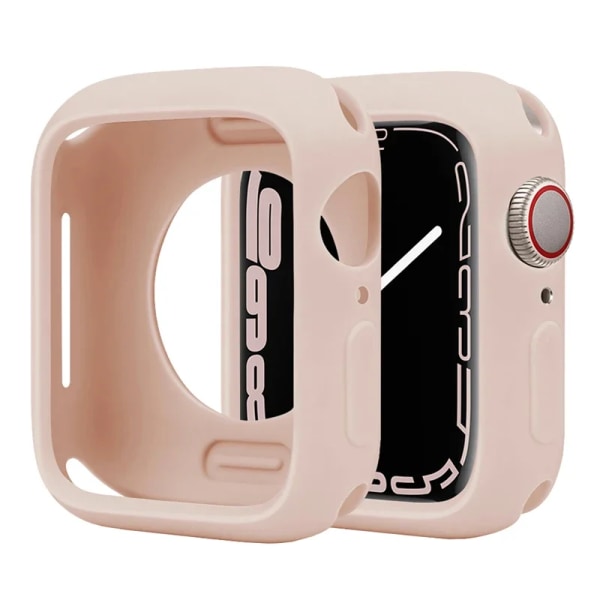 Candy Soft Case för Apple Watch Cover 9 8 7 6 Se 5 45mm 42mm 38 Skydd Iwatch Serie 44mm 40mm 41mm Bumper för kvinnor 05 pink sand Series456 SE 44MM