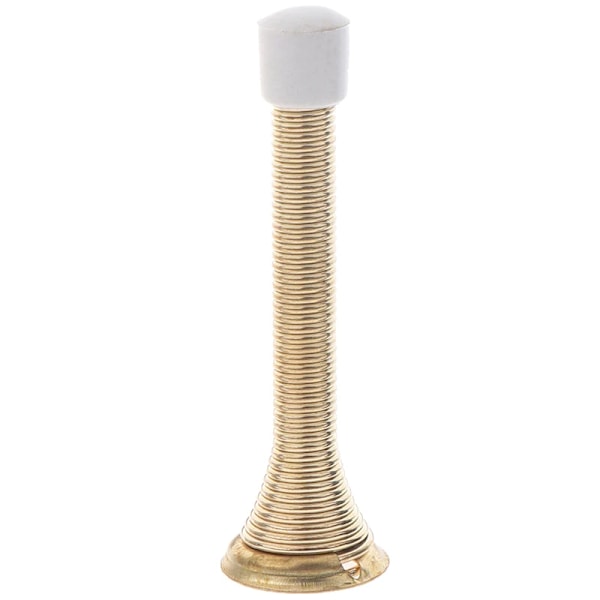 Rubber Cap Metal Door Stops Spring Stopper Wall 85mm Door Stopper Drop Shipping Gold