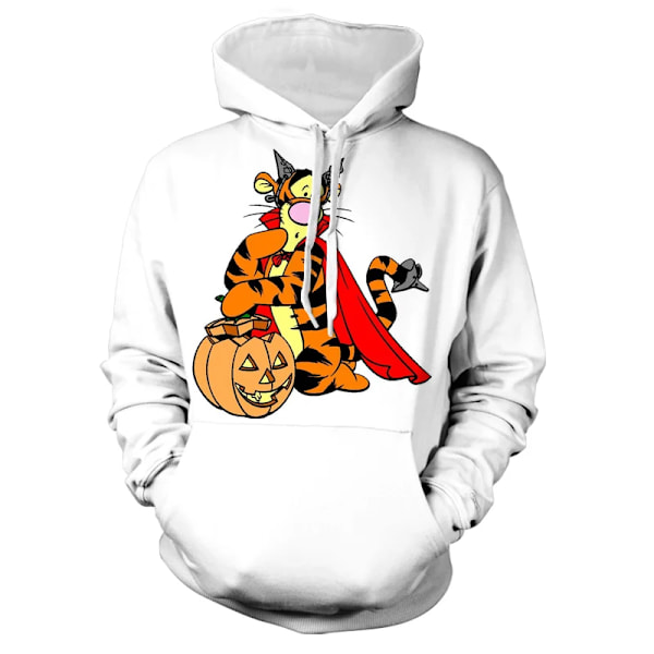 Disney Halloween Hoodie Syksy Miehet Naiset Piirretty Mickey Stitch Painettu Huppu Vaatteet Muoti Rock Hattu Casual Streetweare W14537 5XL