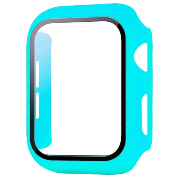 Glas+ Cover för Apple Watch Screen Protector Case 41mm 45mm 42mm 38mm 44mm 40mm Reptålig skyddande iWatch 9 8 7 6 SE 5 Red blue Series 7 8 9 45MM