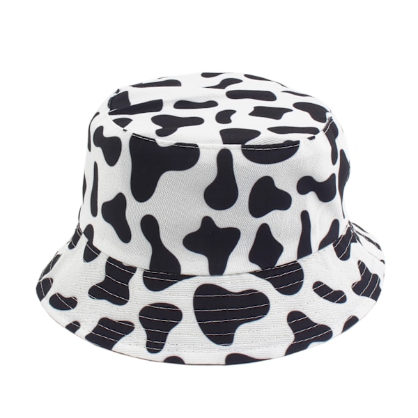 Rajat ylittävä verkkokauppa Hot Sale Ko-kuvioinen painettu ämpärihattu naisille Uusi kaksisuuntainen ämpärihattu Miehille Kesä ulkona aurinkoa suojaava hattu Football Pattern White M（56-58cm）