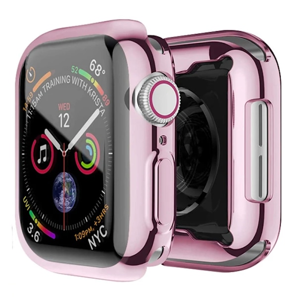 45 mm 41 mm 44 mm 40 mm 42 mm 38 mm näytönsuoja Apple Watch iWatch Series 7 SE 6 5 4 3 Fall Full T -puskuri lisävarusteet suojuksiin pink 45MM