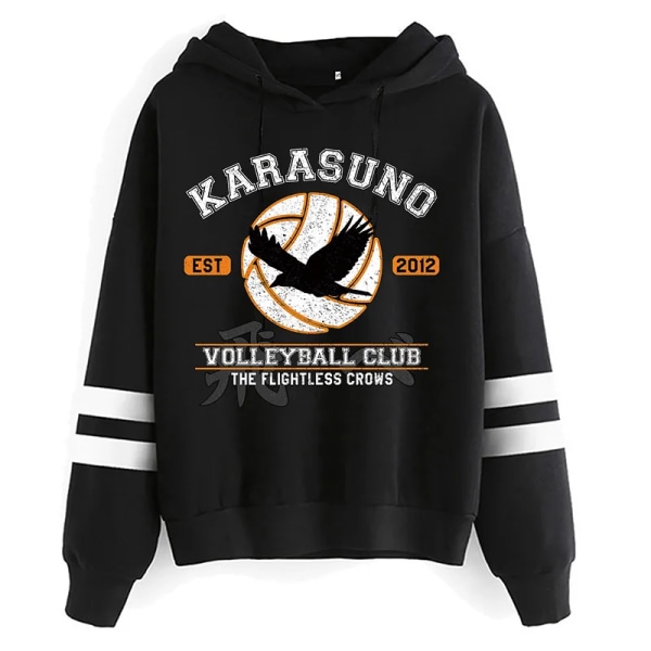 Unisex Oya Haikyuu Anime Hoodies Herr Harajuku Casual Streetwear Karasuno Fly High Manga Grafisk Sweatshirt Toppar Man 11315 S