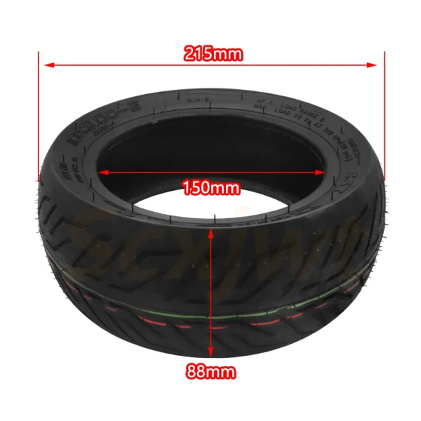 CST 10X3.00-6 Tubeless däck för Dualtron VICTOR LUXURY EAGLE Speedway 4 5 Zero 10X Kugoo M4 Elskoter 10x3.0 Tube Tire Tubeless tyre 2pcs