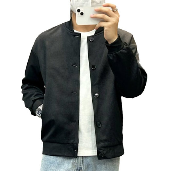 Baseball Jacket Mäns Vår Och Hösten Mode Varumärke Trendy Casual Kläder Mäns Nya Mäns Arbetsjacka Apricot XXXL