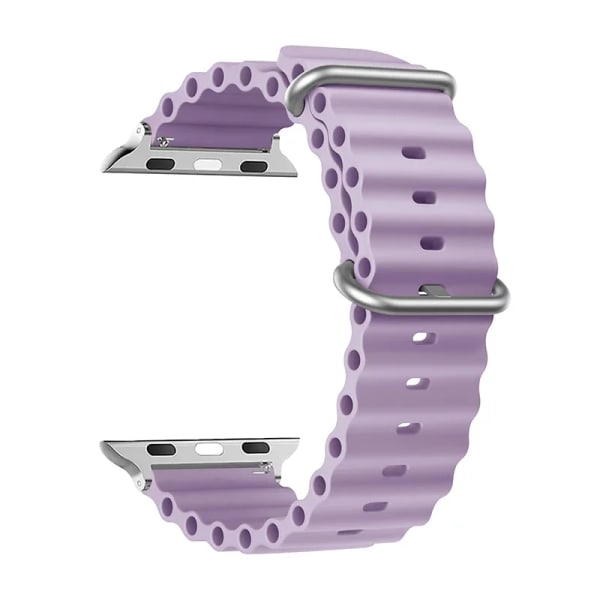 Original Ocean Strap For Apple Watch Band 44mm 49mm 45mm 41mm 40mm 38mm 44 40 mm 1:1 correa iWatch series 9 se 8 ultra 2 bands 16 purple 38mm 40mm 41mm