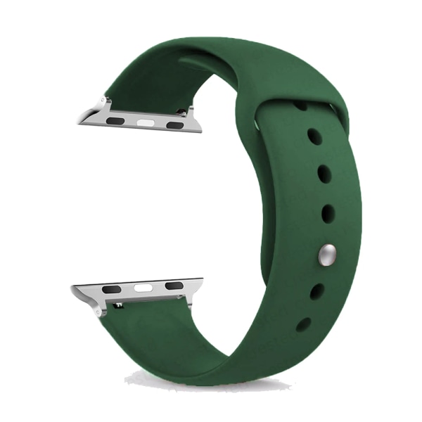 För Apple Watch -band 45 mm 44 mm 49 mm 40 mm 41 mm 42 mm Silikon Sportarmband correa iWatch Strap Series SE 9 8 7 6 5 3 4 Ultra 2 Olive green 42 44 45 49 mm