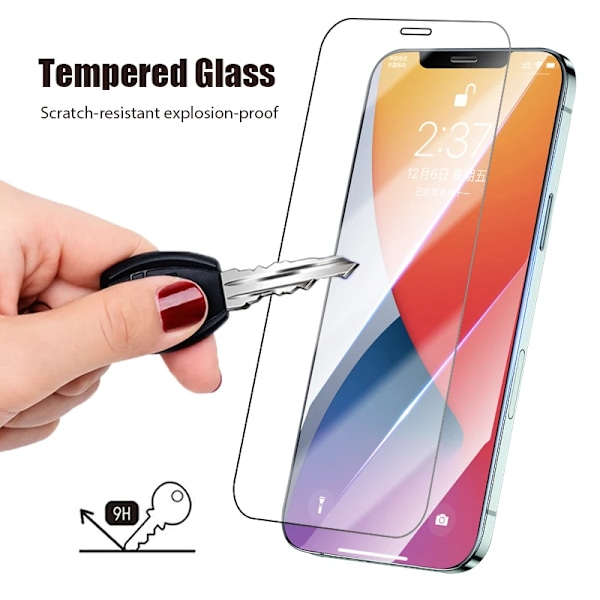 2Pcs Härdat Glas För Iphone 11 12 13 14 Pro Xr Xs Max Skärmskydd För Iphone 14 12 Pro Max. Mini 7 8 6 6S Plus Se Glas For iPhone XS Max 2 Piece Glass