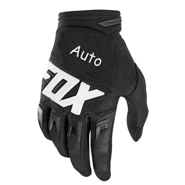 AutoFox Motocross Racing Handskar Herr Rider Offroad MX MTB Mountain Bike Guantes Downhill Full Finger Motorcykel Luvas Handskar ALL---Black L