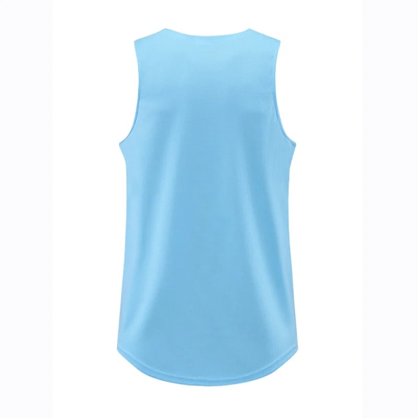 Shooting Basket Trøjer Skjorter Ungdom Basket Vest Uniformer Blank Tilpassede Løb Træning Gym Løs Trøjer Kostumer Tank Top 800X  sky blue Asian size XXL