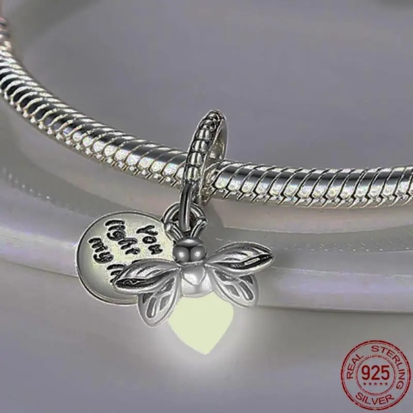 100% 925 Strerling Silver Bee Series Charms Passar Original Pandora Armband Pärlor Diy Smycken För Kvinnor Ny I Varm Salu CMS2004