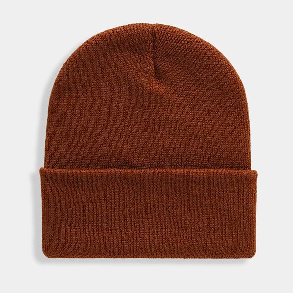 Solid Unisex Beanie Efterår Vinter Uldblandinger Blød Varmt Strikket Hat Mænd Kvinder SkullCap Hatte Gorro Ski Hatte 24 Farver Beanies Caramel