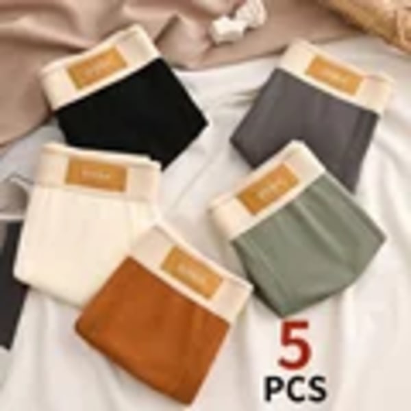 5Pcs / Lot Män Underkläder Ren Bomull Boxer Shorts Hombre Trosor Man Andas Underkläder Sexig Sport Comm Manliga Boxare L-4Xl 5Pieces Multi L 40-50kg