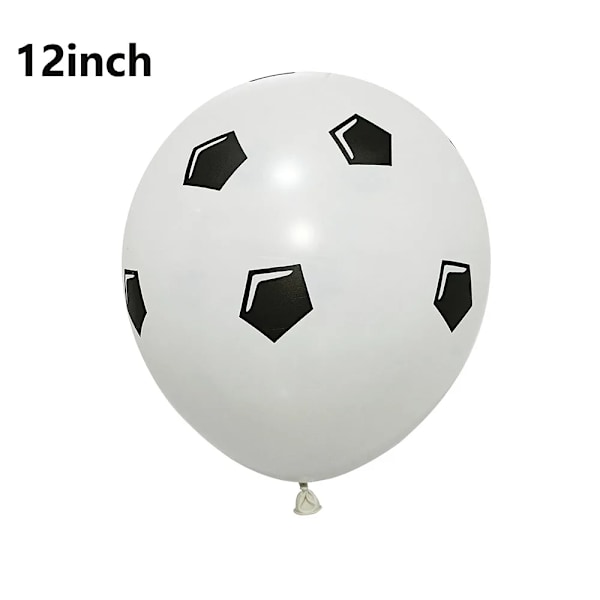 1 Set Helium Folie Ballonger Fotboll Ballonger Födelsedagsfest Dekorationer Kids Pojke 32Inch Gröna Nummer Ball Fotboll Sport Leveranser set black-3 Other