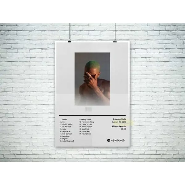 Modern Pop Rap Vägg Konst Hip Hop Artist Bad Bunny Kanye West Poster Hot Hd Målning På Canvas Musikalbum Omslag Home Inredningsgåva 17 40X60cm unframed