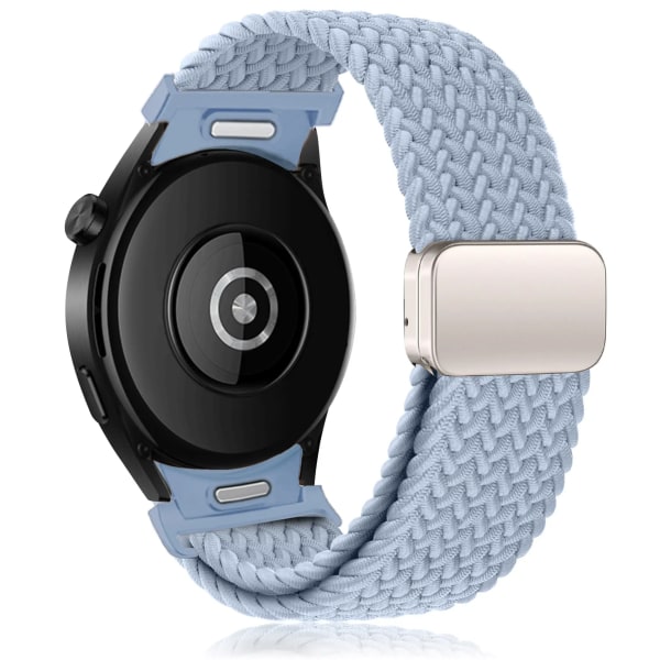 Flätat band för Samsung Galaxy Watch 6 4 classic/5 Pro 45mm 47mm 43mm 44mm 40mm Inga luckor magnetiskt armband Galaxy watch 6 remmar light blue 6 classic 43mm 47mm