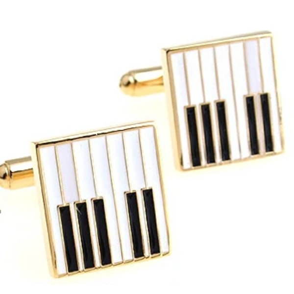 Igame Guitar Cuff Links Kvalitet Mässing Material Musik Instrument Serie Manschettknappar För Bröllop Män 24