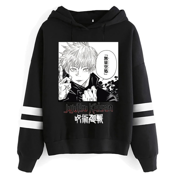 Unisex Jujutsu Kaisen Anime Yuji Itadori Hoodies Herr Harajuku Gojo Satoru Kawaii Manga Grafisk Streetwear Sweatshirts Tröjor 15507 Asian 2XL