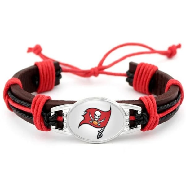 32 National Football League Fashion Läderarmband är justerbara för män och kvinnor Bill a