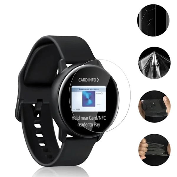 5 kpl Hydrogel-näytönsuojakalvo Samsung Galaxy Watch 3 4 5 6 40mm 41mm 42mm 44mm 45mm 46mm Galaxy Watch6 40mm 5PCS Hydrogel Film