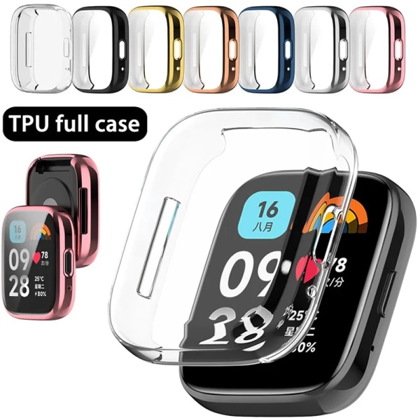 Case för Redmi Watch 3 Active Protection Shell Armband Ersättningsrem för Xiaomi Redmi Watch3 Lite cover A3 Redmi watch 3