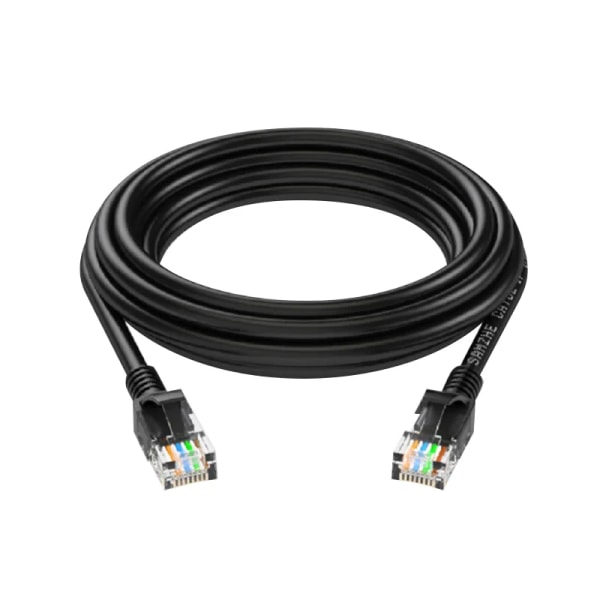 Câble ethernet CAT5, 1m, 2m, 5m, RJ45, patch, LAN, router, ordinateur, prolongateur de ligne, réseau, adaptateur, connector 10m Black