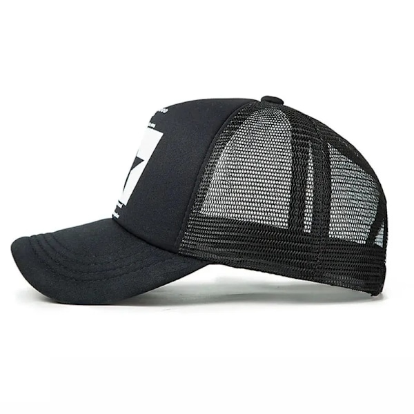 Fashion vår basebollkeps Snapback Mesh hattar Hip Hop kepsar Coola herrkepsar Kvinnlig utomhus casual solhatt black p white