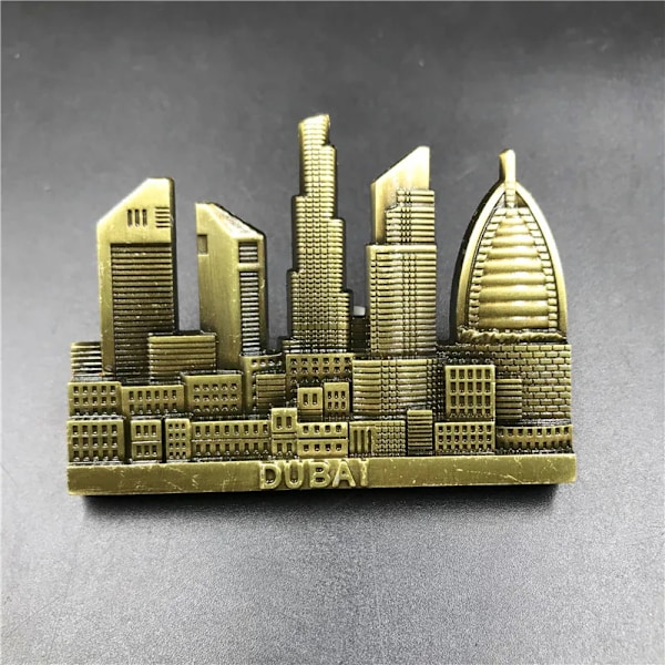 Frankrig Paris Metal 3D Sød Magnet Køleskabs Mærkat London Wien Rusland Egypten Pyramide Dubai Køleskabs Magnet Dekoration Hjem Souvenir T