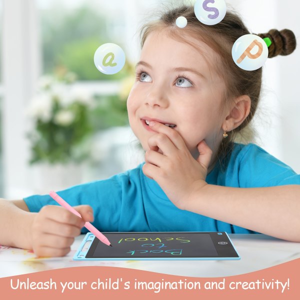 1st LCD-skrivplatta, elektronisk rittavla, raderbar rittavla, klotterblockleksaker för barn Vuxna lärande och utbildning, 25,4 cm 1pcs 25.4 Cm （pink ）