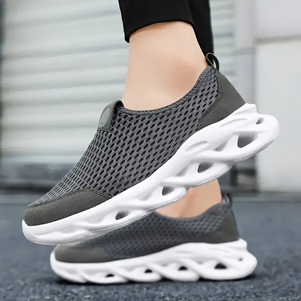 Løbesko På Salg Lav Pris Sko Mænd Mærke Urban Man Sneakers Replika 2024 Mænds Sommersko Replikaer Af Mænd Mærker Sneaker H008-GRAY 41