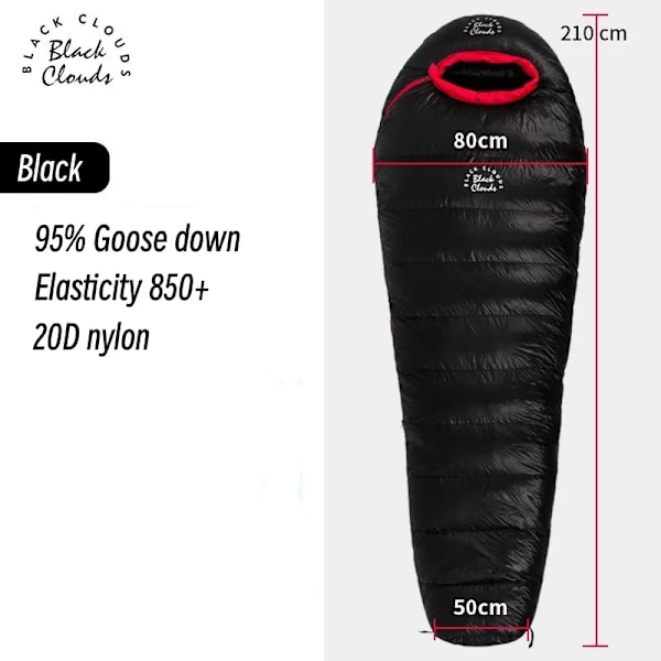 Utomhus Camping Singel Sovsäck Gåsdun Singel Dubbel Splice Vattentät Ultralätt Kompression Bärbar Förvaring Slumber Bag Blue 400g Goose down