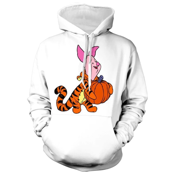 Disney Halloween Hoodie Syksy Miehet Naiset Piirretty Mickey Stitch Painettu Huppu Vaatteet Muoti Rock Hattu Casual Streetweare W14531 4XL