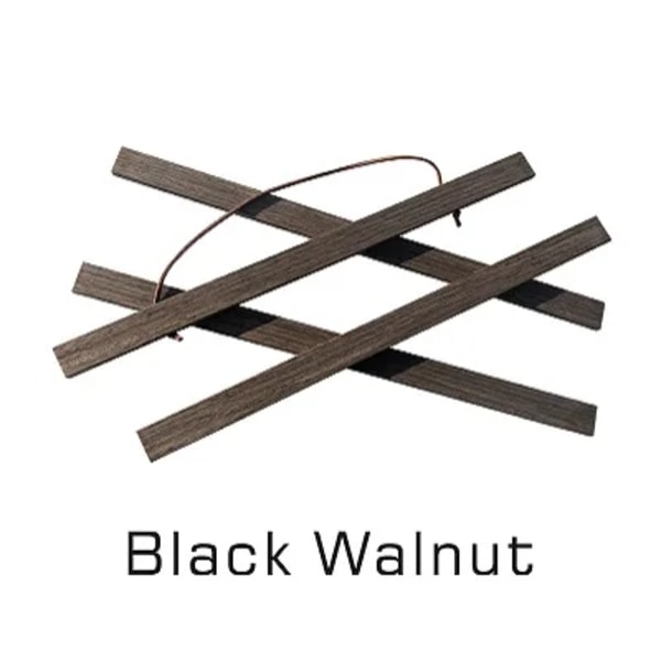 Massiva Teakträ Magnetiska Posterhängare Väggbild Ram Rullduk Canvasmålningar Ramar för Bild DIY Väggkonst Heminredning Black Walnut 21cm