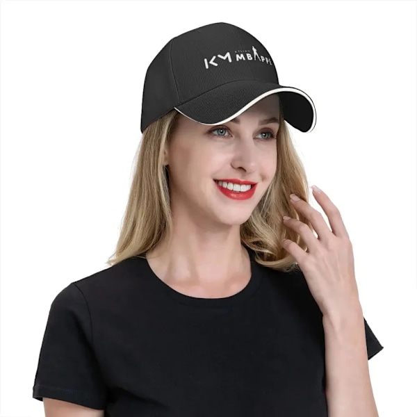 Mbappe Km Jalkapallo Golf Hat Unisex Style Trucker Cap Classic Soccer Star Dad Hat Miehet Ulkoilupäähineet Säädettävät KM-Khaki One Size