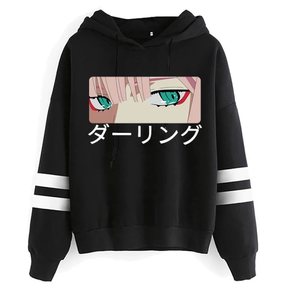 Darling In The Franxx Hoodie Anime Manga Harajuku Zero TWO Beautiful Girl Luvtröjor Unisex Hip Hop Casual Sweatshirt Streetwear 15650 M