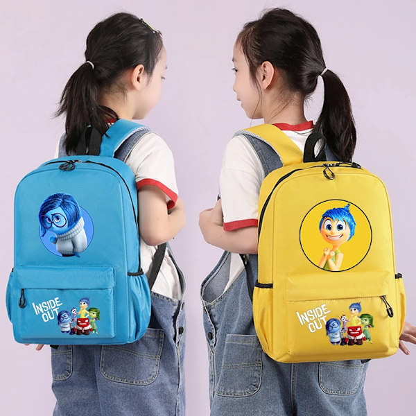 Disney Inside Out 2 Skolpåse Tecknad Anime Kid Kid Flicka Knapsack Tonåring Tryckt Ryggsäck Studentbok Väska Rucksack Barn TNTG 84S-TNTG 72X Large