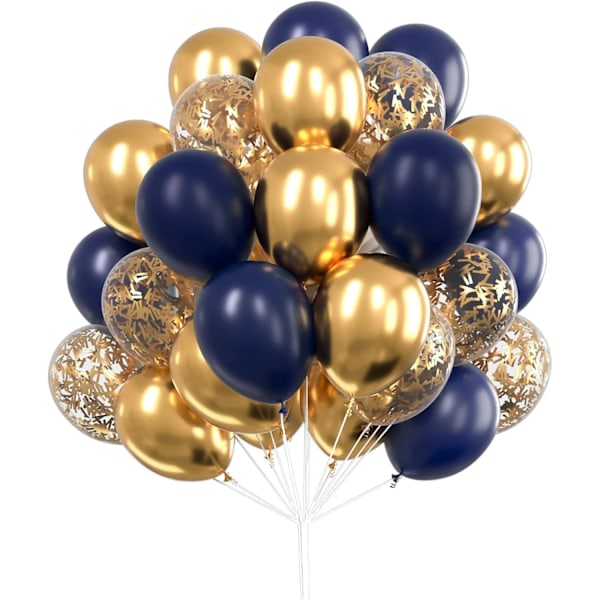 30Pcs 12 Tum Metalliska Guld Ballonger Pärla Vit Latex Ballonger Guld Confetti Ballonger För Födelsedagsbröllop Party De Dekorationer White and Gold Other