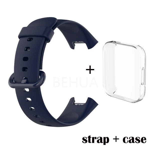 Silikonbandsrem för XiaoMi Mi Watch Lite / För Redmi Watchrem för Redmi Watch 2 Lite Armbandsbyte + case j Group Redmi Watch 2 Lite