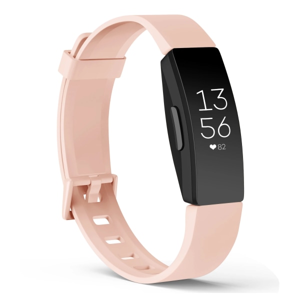 Band för Fitbit Inspire 2 1 Rem Klockband Silikonarmband för Fitbit Inspire HR Band Armbandsbälte Smartwatch Tillbehör Pink Size L