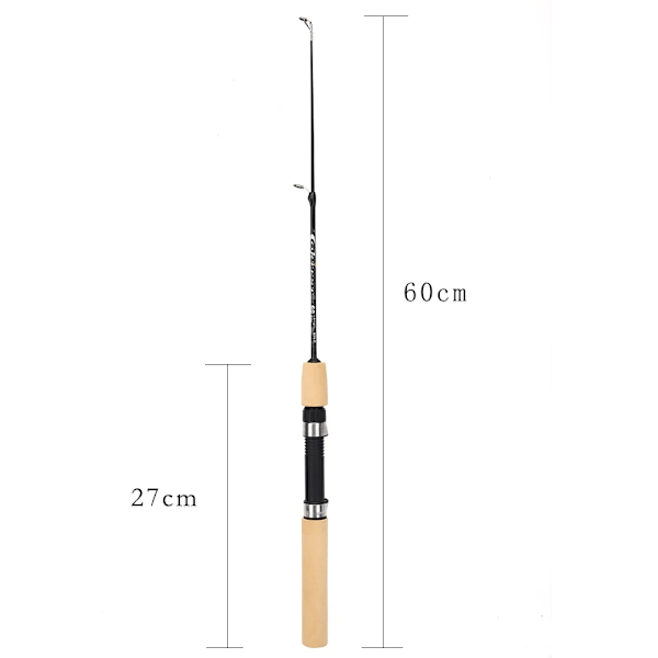 60/80/100cm Fiske Spö Bärbar Räka Isfiske Spö Lätt Vikt Bekväm Grepp Karpfiske Tackle Pesca Fiskeutrustning Size 60cm