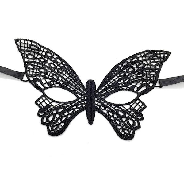 Seksikäs pitsi silmämaski naisille ontto pitsi naamio naamio kasvonaamari juhla cosplay prom rekvisiitta Halloween yökerho fancy musta silmänaamio Ks 12