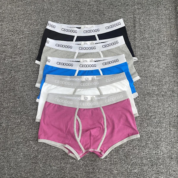 5 St/Lot Hot Sale Ceodogg 365 Män Manliga Underkläder Herr Boxer Underkläder Boxer Trunks Boxer Boxer Sho Sho Box Underkläder Sexiga Underkläder Män 5 pcs leave message L