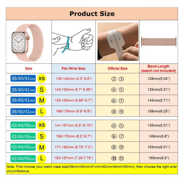 Originalrem För apple Watch Band 44mm 45mm 49mm 40mm 41mm 38mm 42mm 45 mm flätat armband iWatch series 7 3 SE 6 8 9 Ultra 2 Pink Punch SS