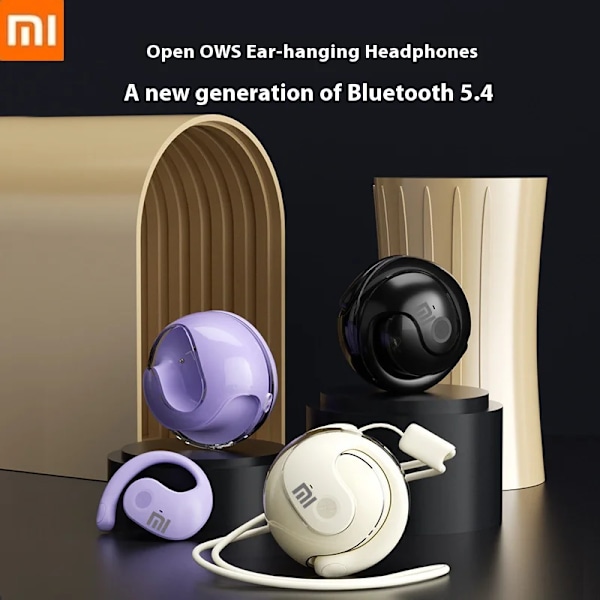 Xiaomi Bluetooth 5.4 Trådlösa Hörlurar Jm13 Hifi Ljud Earhook Sports Hörlurar Ipx5 Vattentät Hörlurar För Android Ios Skin 2pcs