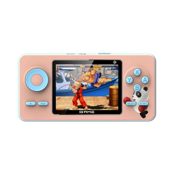 IN 1 Retro Videospelskonsol Handhållen Spelspelare Bärbar Pocket TV Spelkonsol AV Out Mini Handhållen Spelare För Barn Present Pink