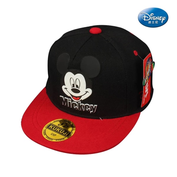 Waflera Musse Pigg Baby För Barn Pojke Flicka Cap Mode Barn Snapback Hip Hop Hatt Barnhattar Kepsar red black