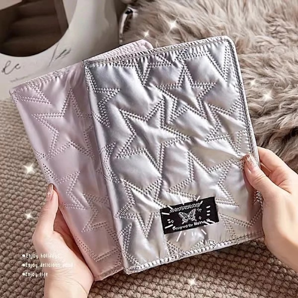 Kpop Photo Binder A5 Photocard Innehavare Retro Sliver Photo Album Card Samla Boka Låsblad Idol Litet Kort Lagringsboken 10pcs inner page S1